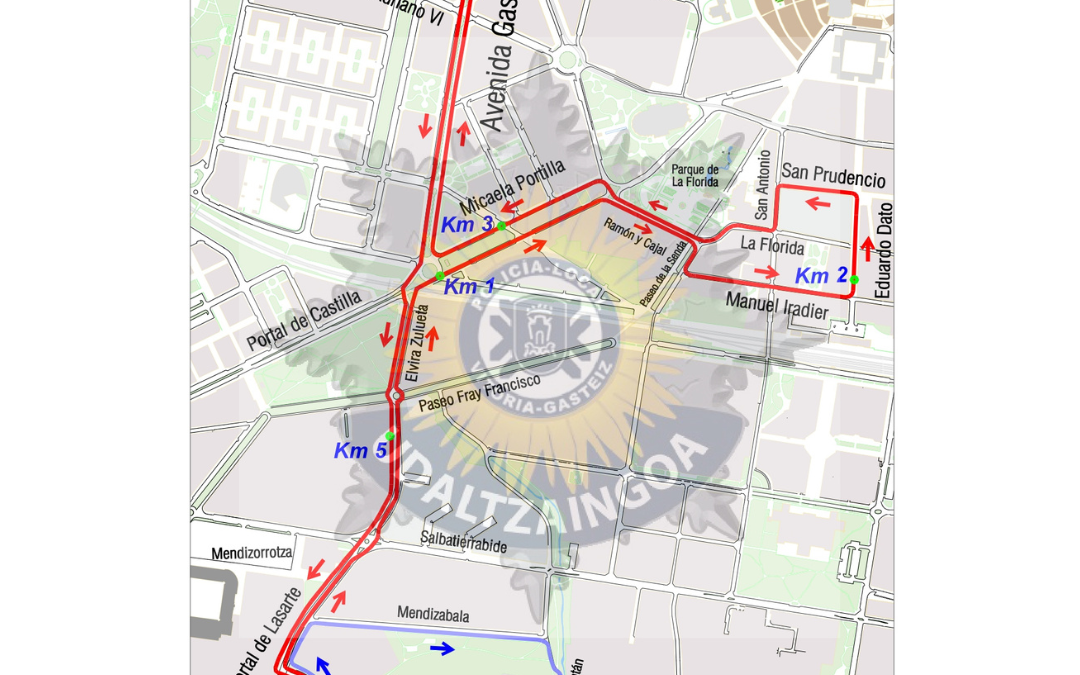 Recorrido 41ª San Silvestre Vitoria-Gasteiz